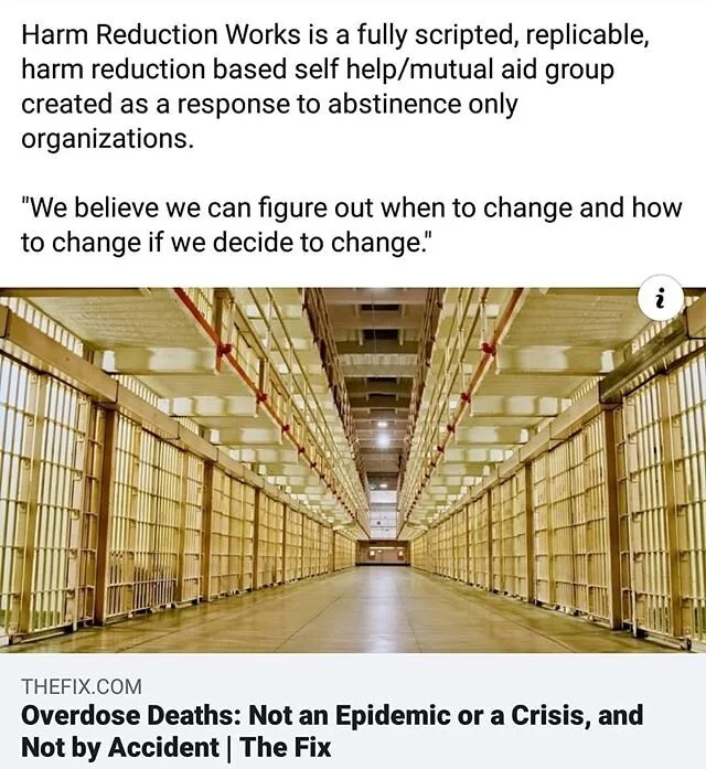 What we are reading tonight, Wed. Feb. 11 at Harm Reduction Works-HRW. 730 at the Northampton  Recovery Center; 2 Gleason Plaza, Northampton, MA.

WE ARE MOVING TO TUESDAY'S AT 6 STARTING FEB. 11. SAME PLACE.
.
#HRH413 #emergentharmreduction #emergen