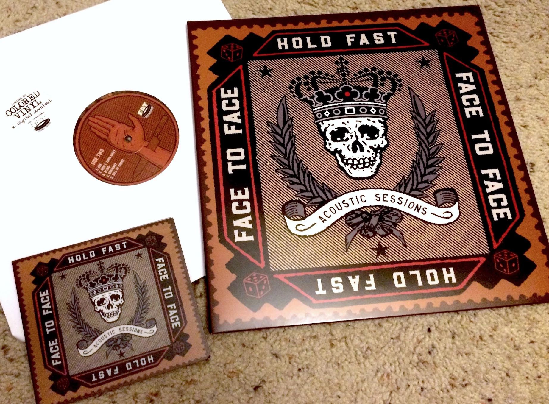 'HOLD FAST' Face To Face LP & CD final art