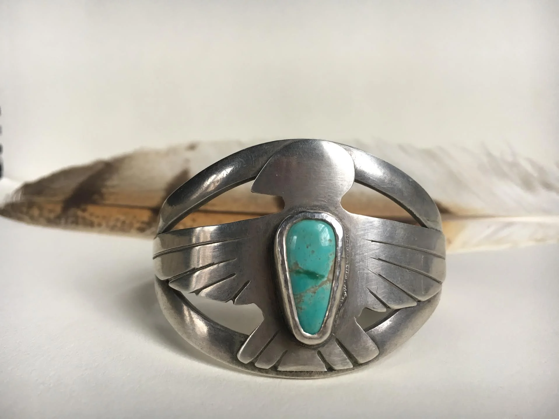 SKYBIRD CUFF + SLEEPING BEAUTY TURQUOISE