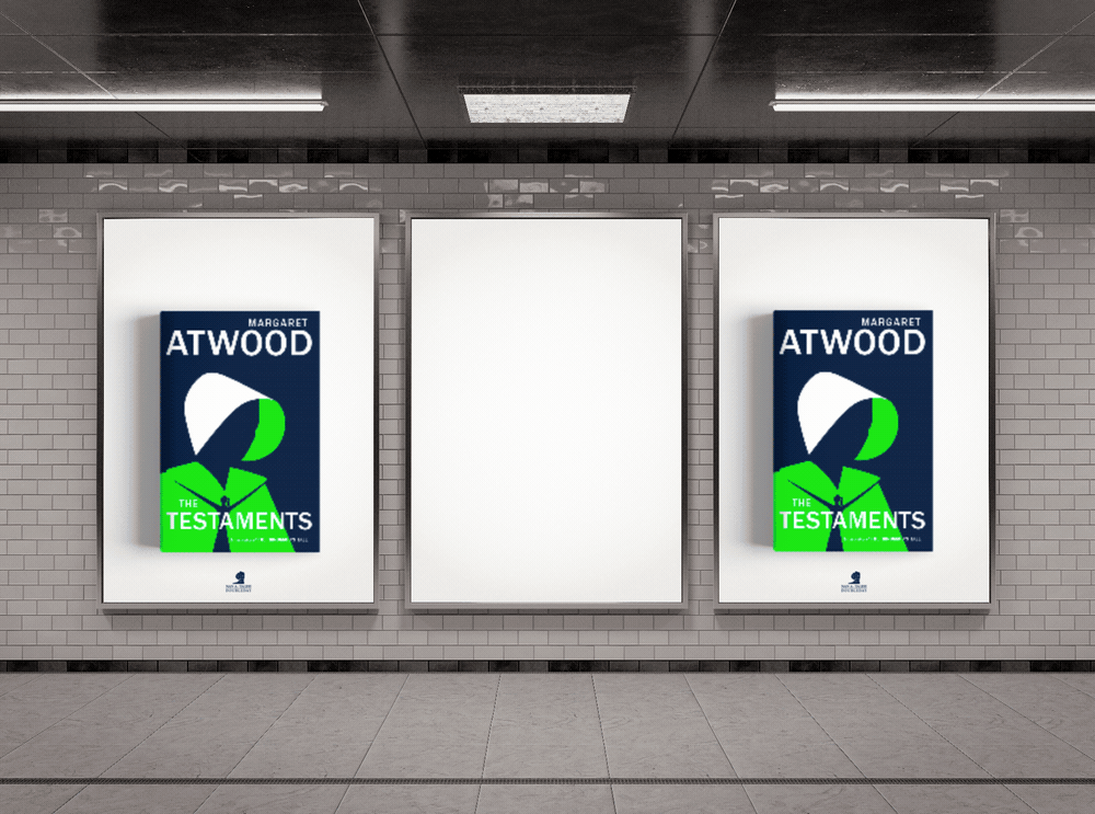  Triptech digital advertisements; NYC subway stations 