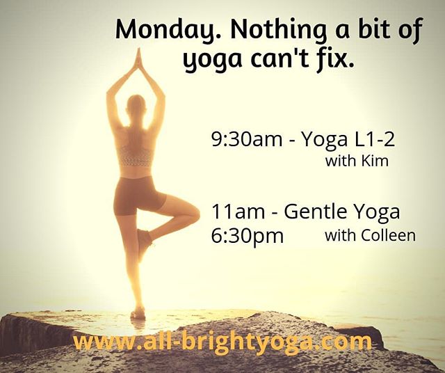 The holidays are over. Avoid the January blues with some Yoga!!