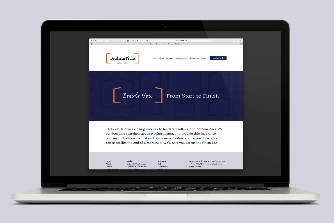 Technetitle Website Design