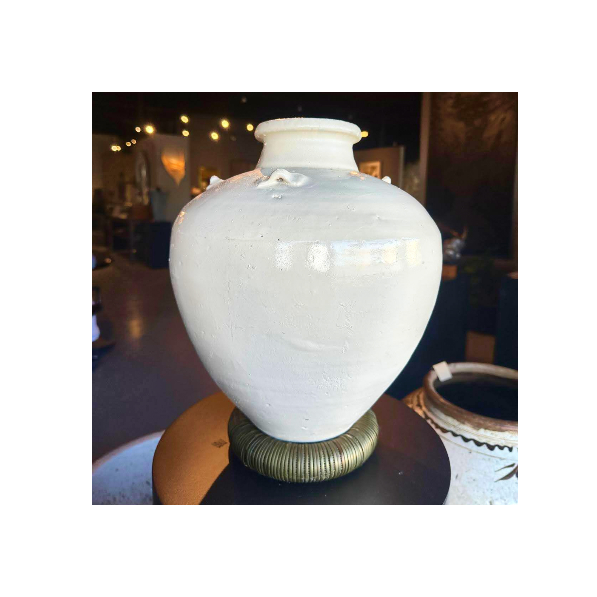 Chinese Ceramic Vase | White Glaze