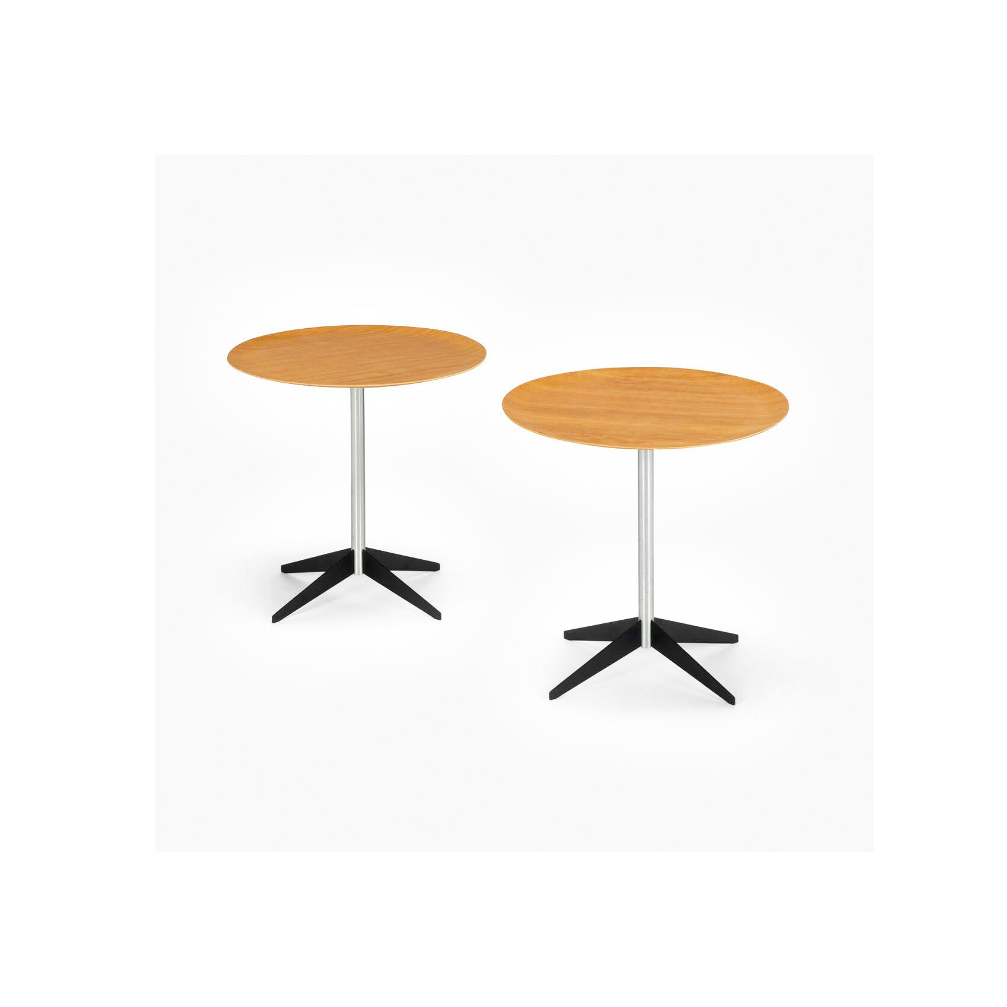 George Nelson | Vintage Walnut Tray Tables for Herman Miller