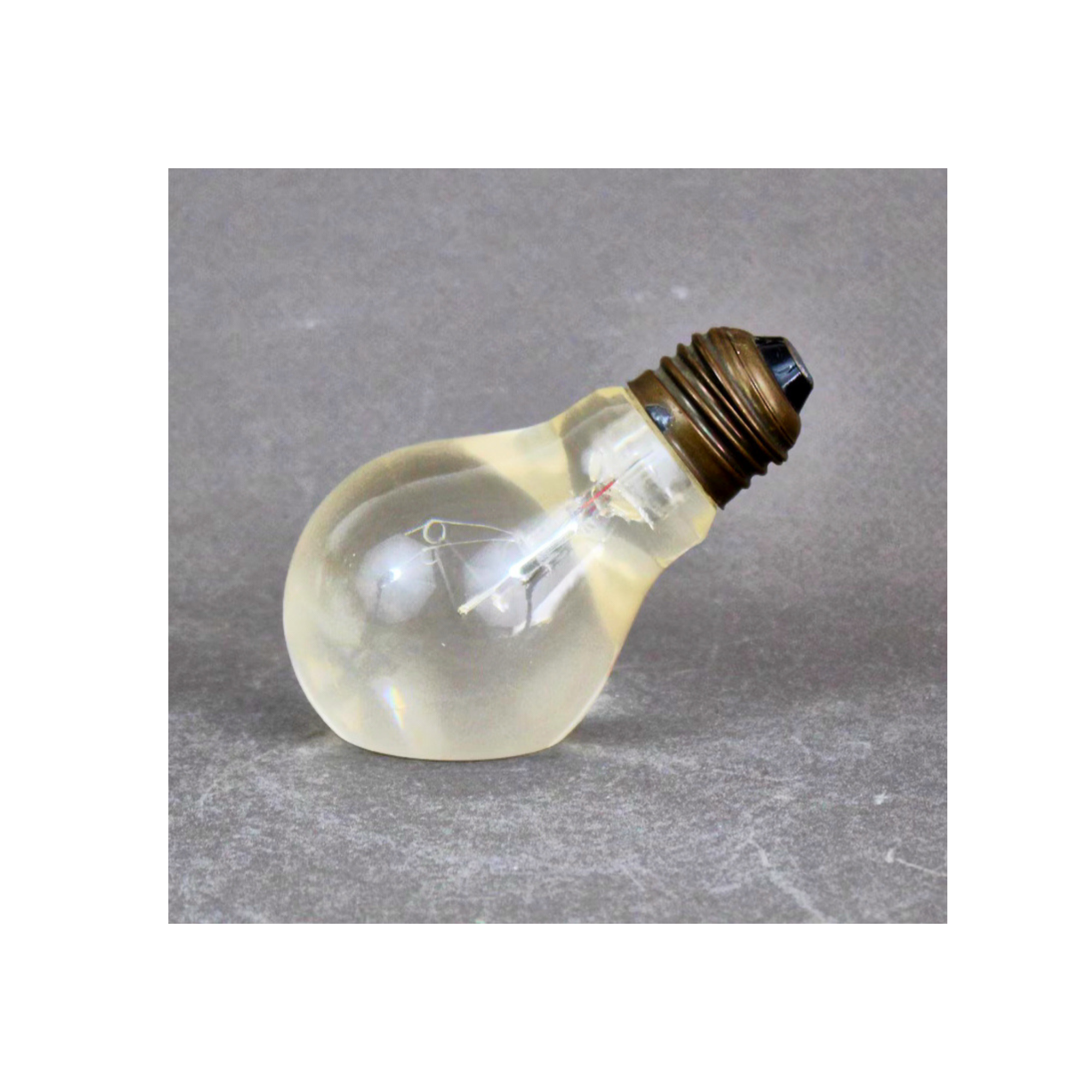 Pop Art Sculpture | Resin Light Bulb Paperweights