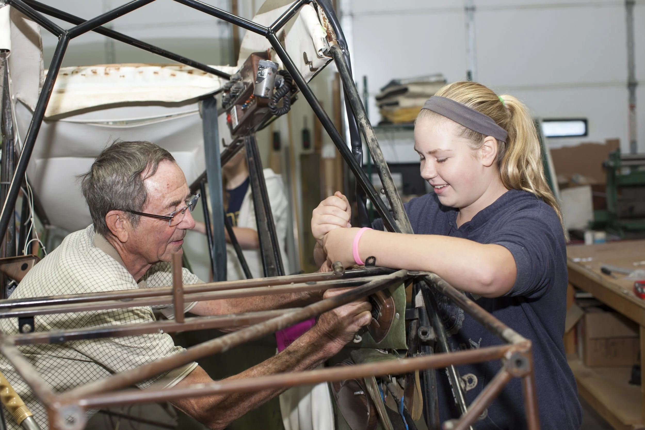 Grandfather + Grandaughter Team