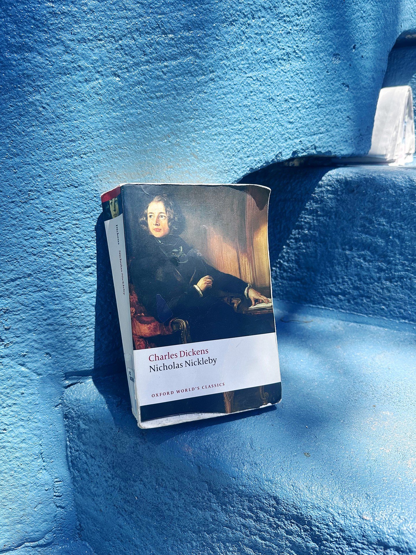 What was your latest DNF? (did not finish) This photo is from a while ago. I had to return Nicholas Nickleby to the library, and I had barely read it! It was an accidental DNF, but I fully intend to return to it, so it's more of an NRN (not right now