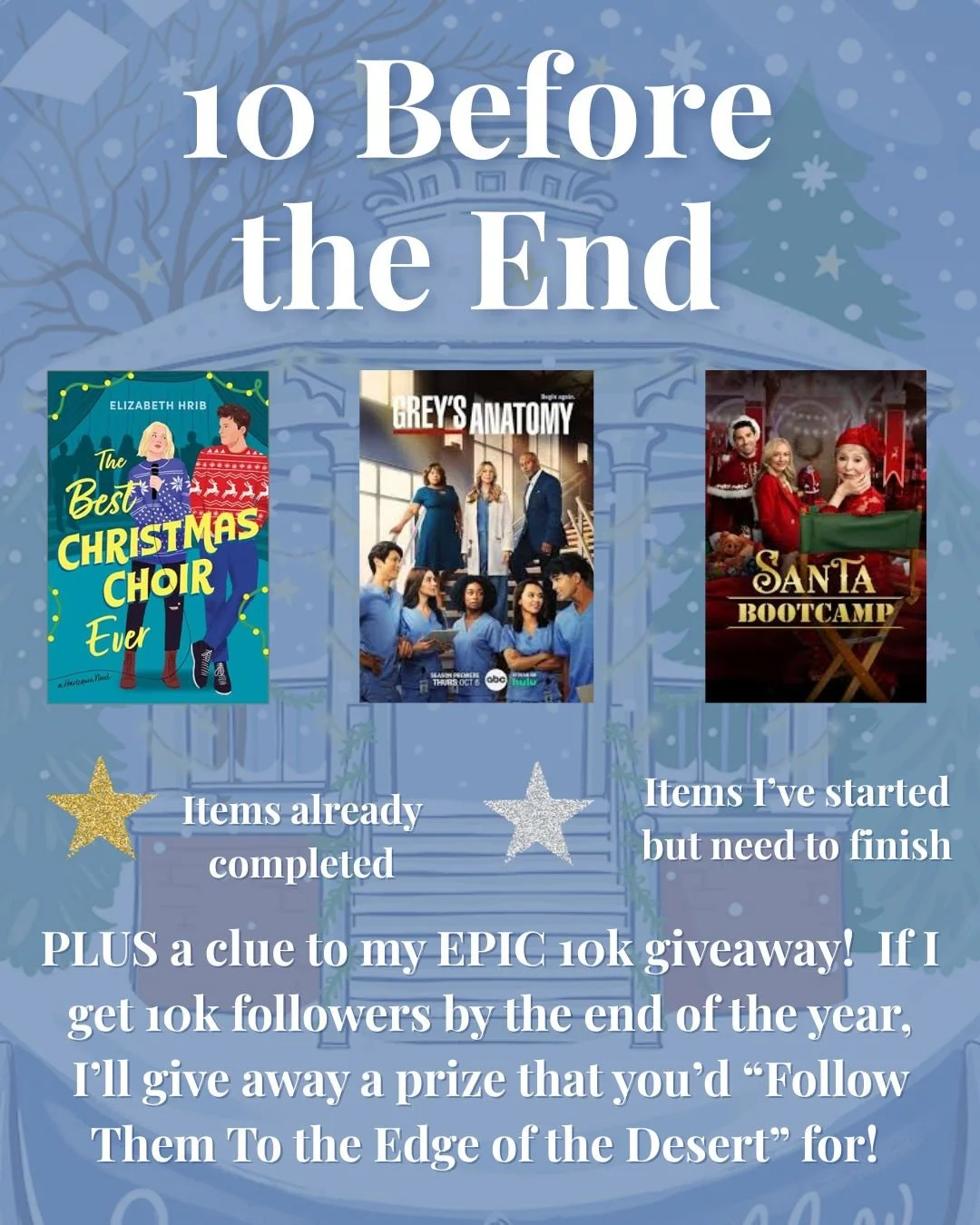 📚🎬What do you want to read, watch, or do before the end of the year?📺📝 My EPIC '10 Before the End' List! In addition to choosing 10 books I want to read before the end of the year, I also added movies, TV shows, and a little to-do list because I'
