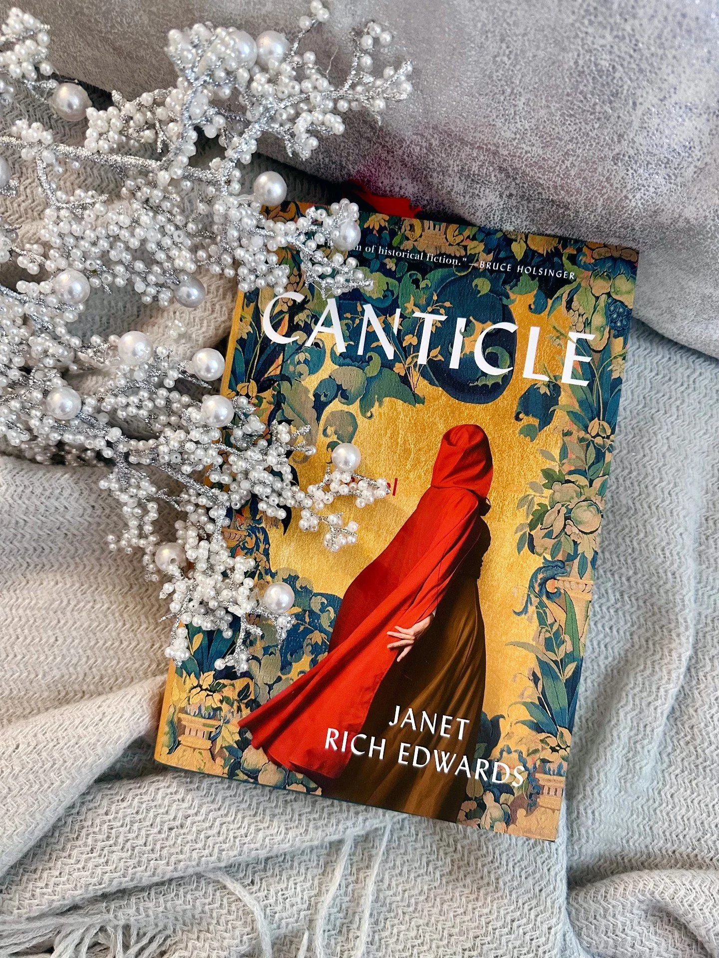 What book are you starting to read in the new year? I'm starting with Firefly Embers, not pictured, that's on my 2026 list and one of my marketing clients' books. Waiting to get more from the library! 

Pictured: Cantile, a historical fiction tale se