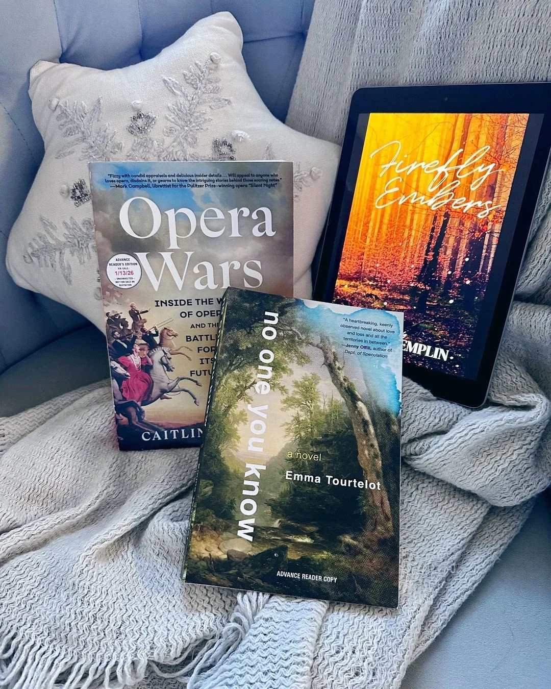 ARC roundup time! Do you love reading ARC's? Let me know your preferred genres in the comments; I'd love to start an ARC database list for authors!

Here's a little bit more about my current ARC TBR:

✨OPERA WARS✨ It "spotlights opera&rsquo;s co