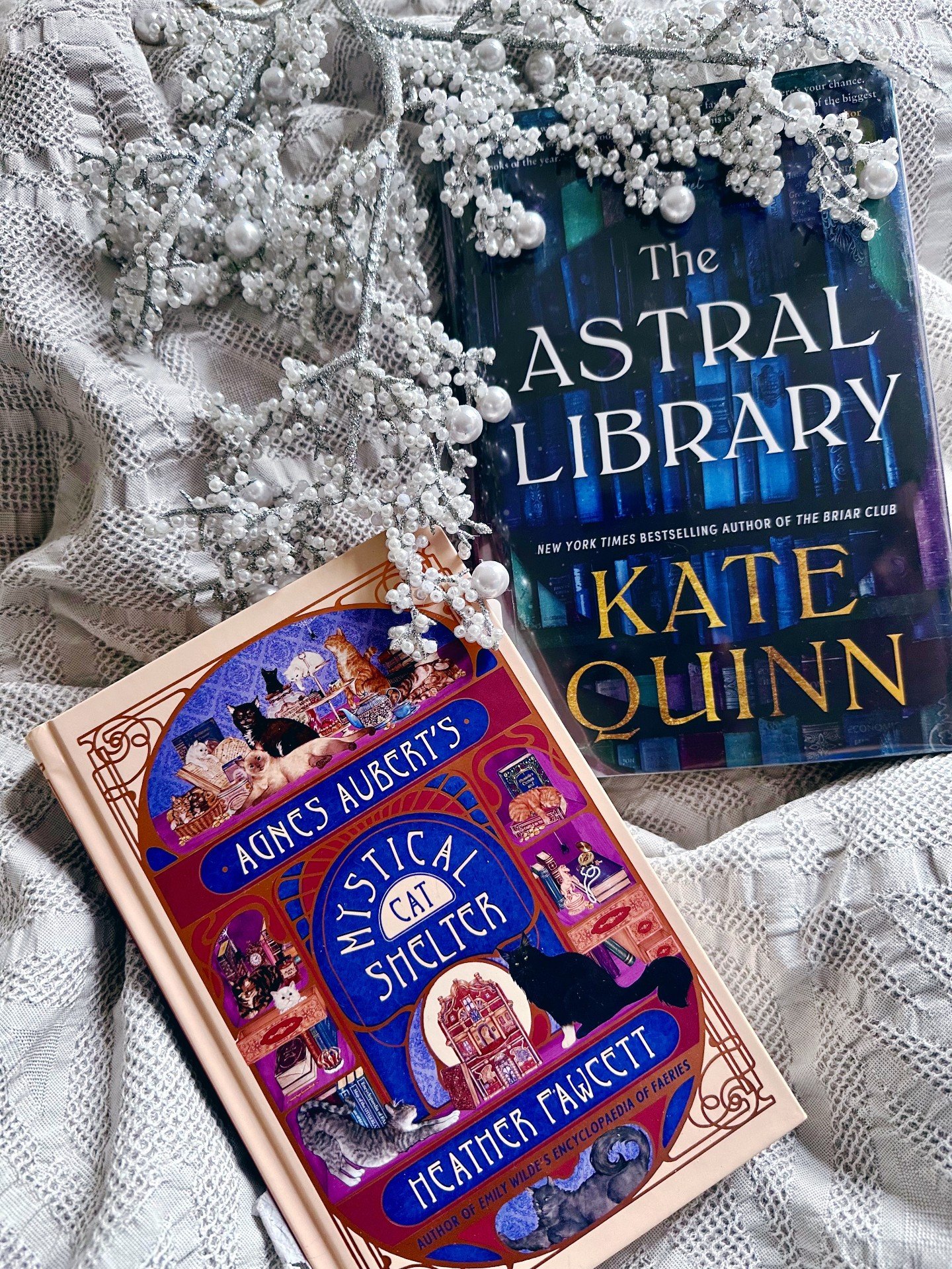 If you could jump into any book and live there, what book would you choose? This is basically the idea for THE ASTRAL LIBRARY. A great read for anyone who likes books!

Also highly recommend AGNES AUBERT'S MYSTICAL CAT SHELTER. It's Howl's Moving Cas