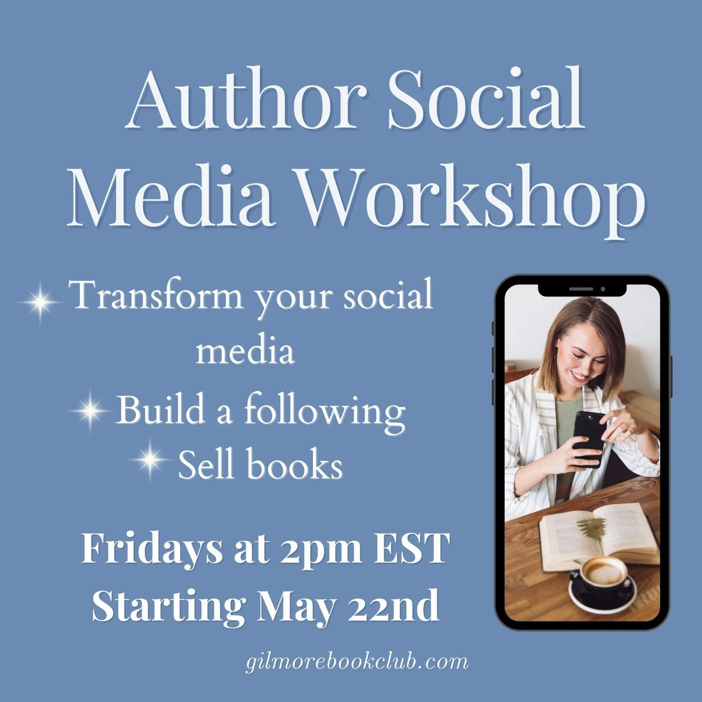 You asked for it- and here it is! A social media workshop designed for authors! 📚Comment 'Author' to get the workshop link and info, and I'll even send you a discount code just because I want you to succeed! 📚

We all know social media can be a dec