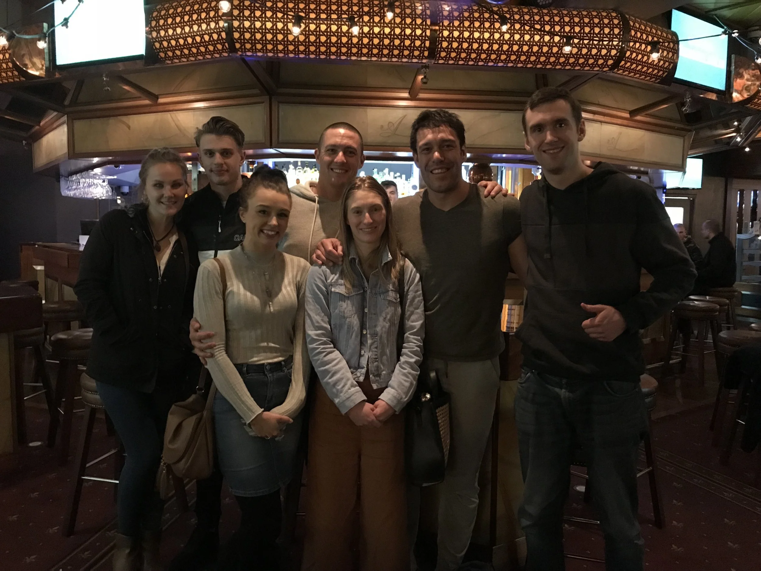 Sorry for those who came and weren't in the photo, it was taken at about 1:30 in the morning so most of you went home. It meant a lot to me to see you all there.&nbsp;