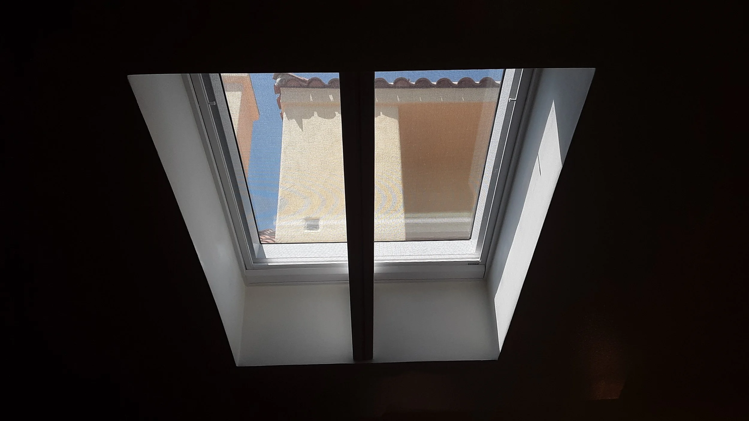 4x4 Skylight with Exposed Beam