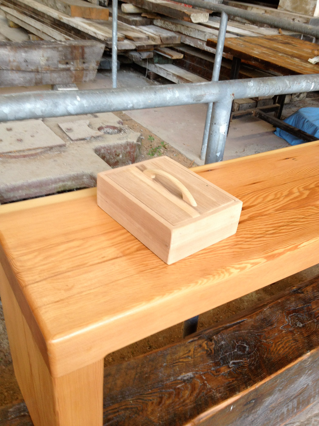 BeReclaimed - Reclaimed Wood box - Gumwood from Baseboards Salvaged in Forest Hill Toronto.jpg