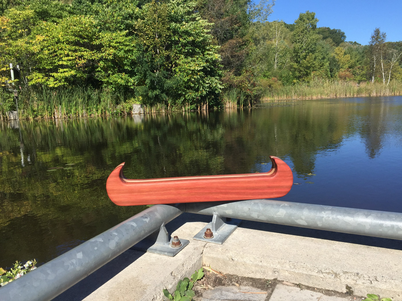 BeReclaimed - Reclaimed Wood Canoe - Wood Art - Evergreen Brick Works.jpg