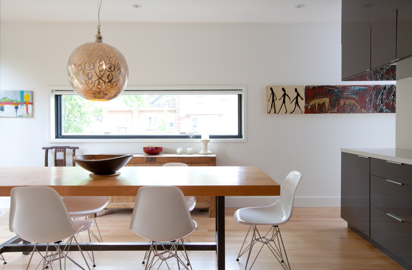 BeReclaimed - Custom Reclaimed Wood Table - Douglas Fir from Toronto Ontario on a Custom Welded Steel Frame - Riverdale.jpg