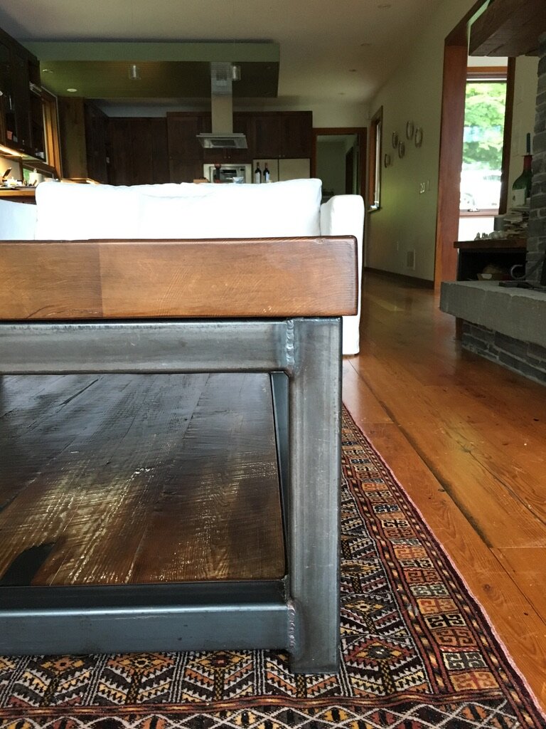 bereclaimed custom furniture design toronto collingwood muskoka reclaimed wood and metal cottage coffee table6.jpg