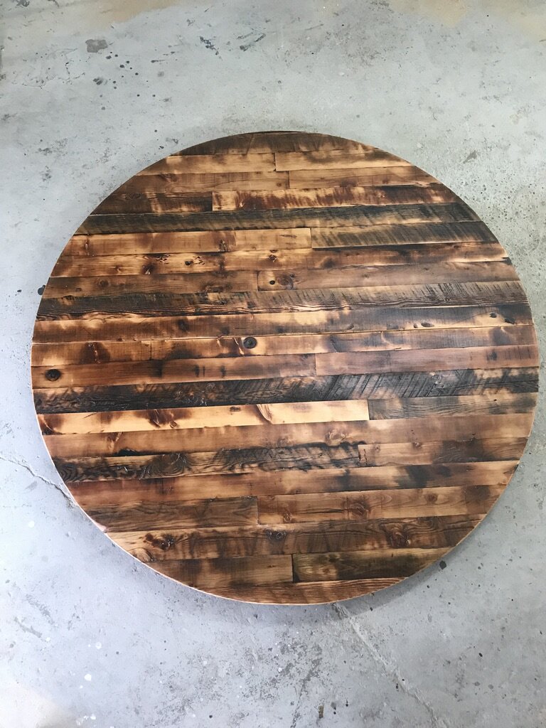 bereclaimed custom furniture design toronto collingwood muskoka reclaimed wood and metal round office conference table3.jpg