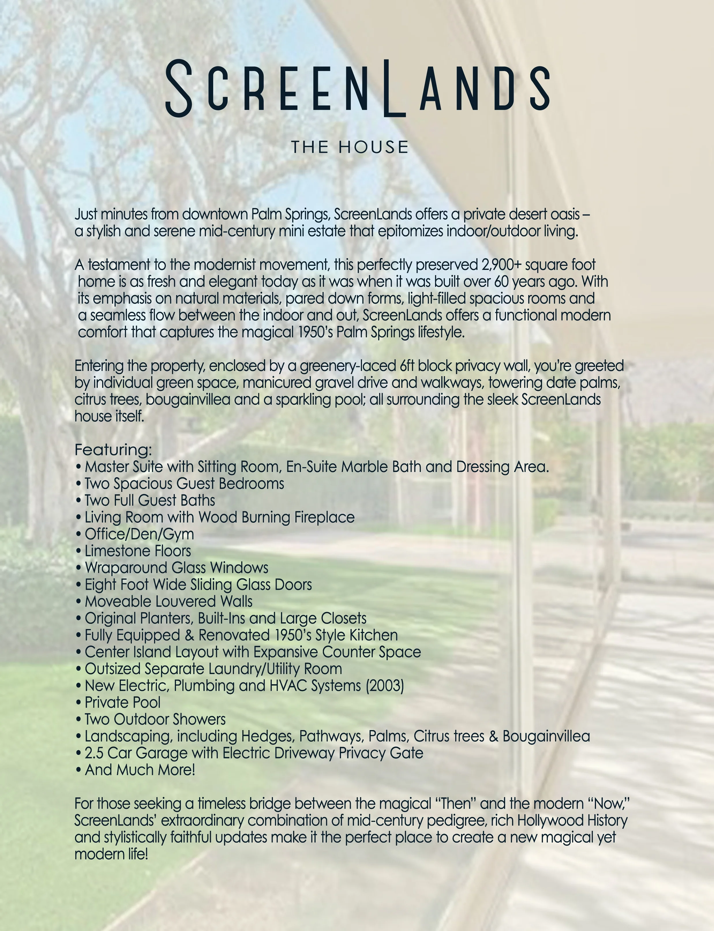 Real estate marketing materials