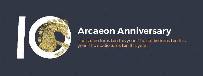 Web asset - Arcaeon 10 year anniversary