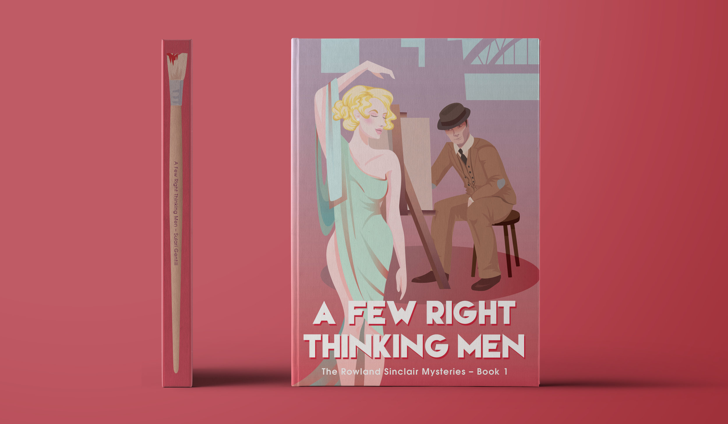 Book cover design - A few right thinking men