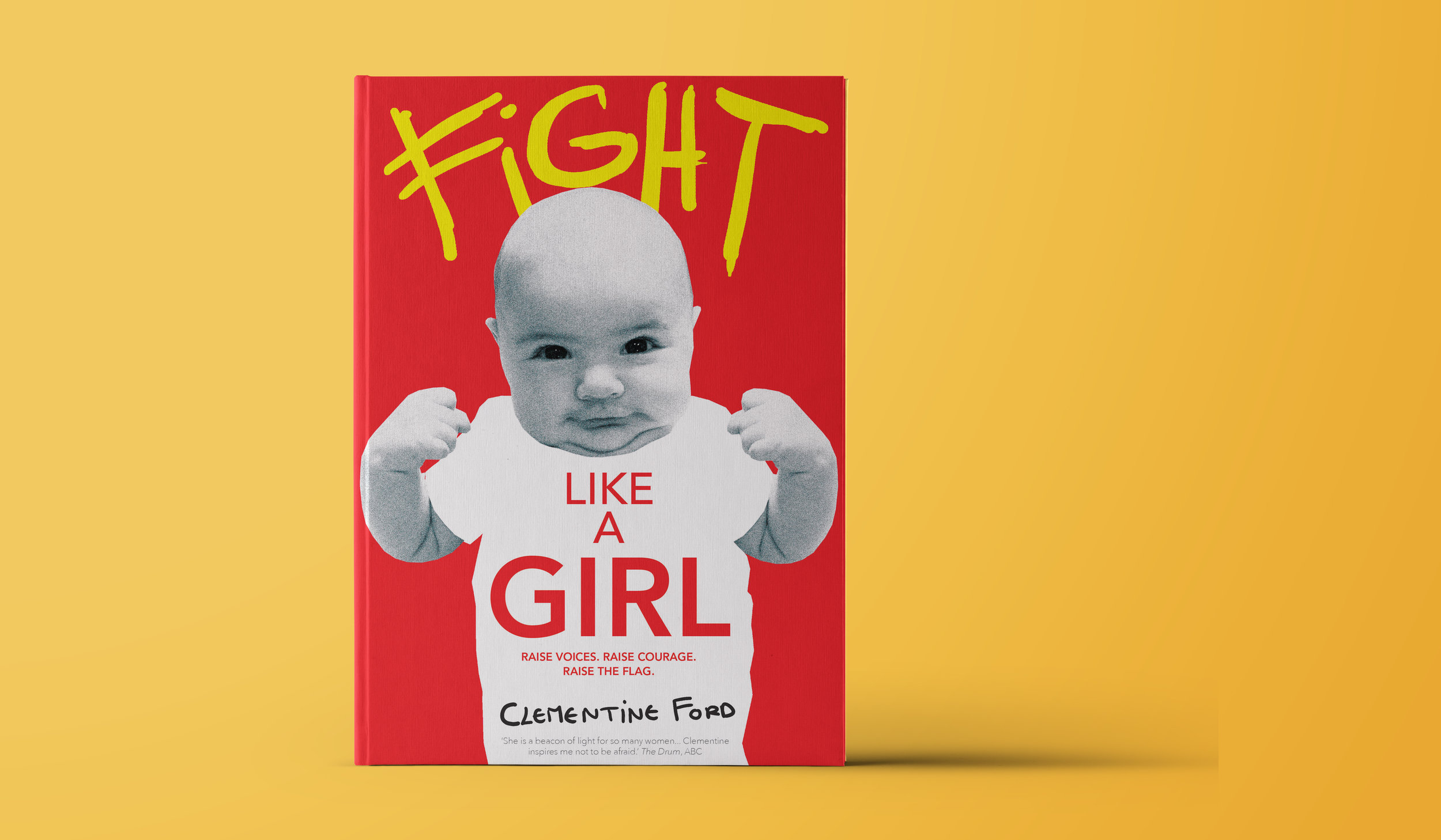 Book cover design  – Fight like a girl