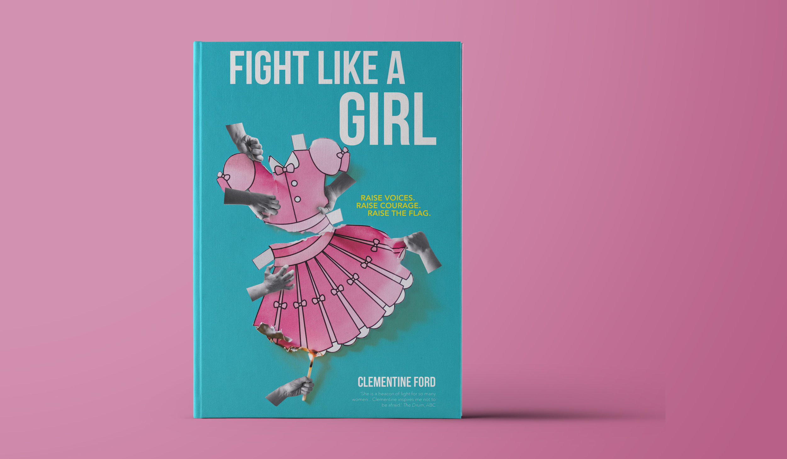 Book cover design - fight like a girl