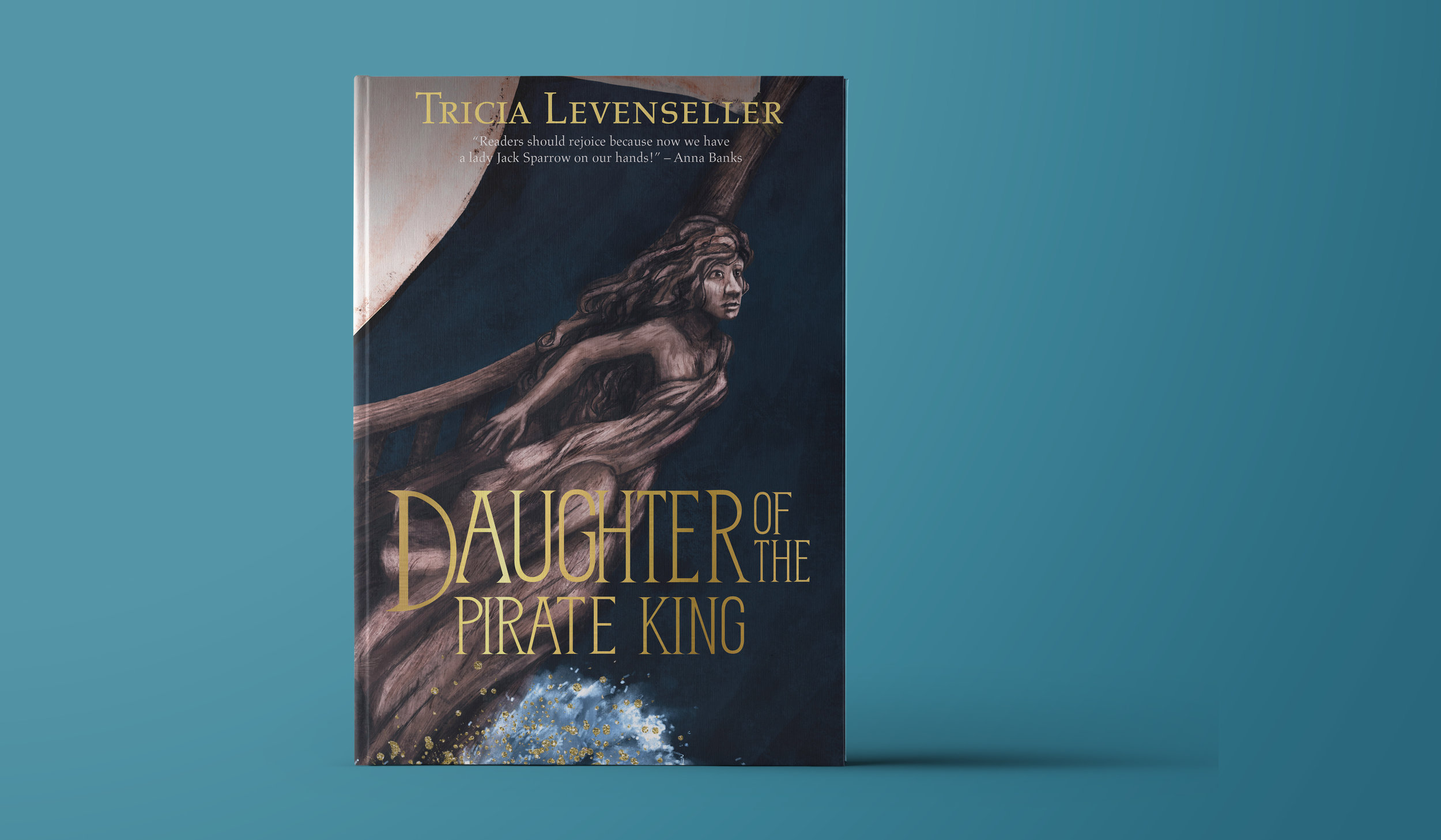 Book cover design – Daughter of the pirate king