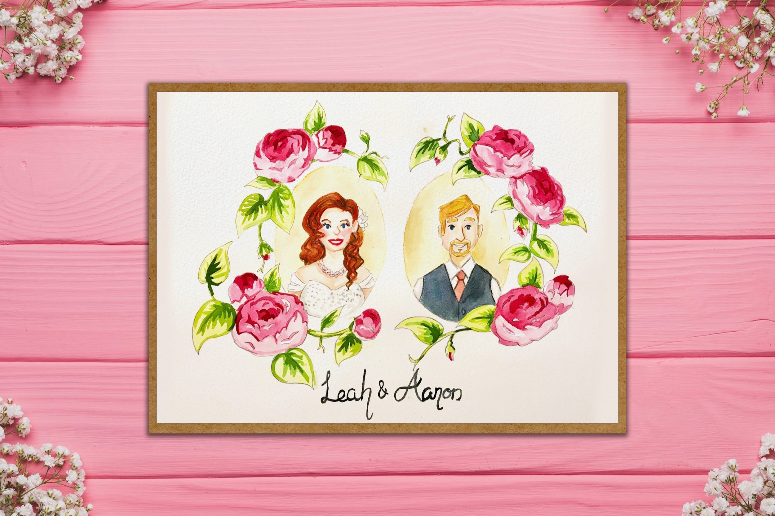 Custom illustration – wedding