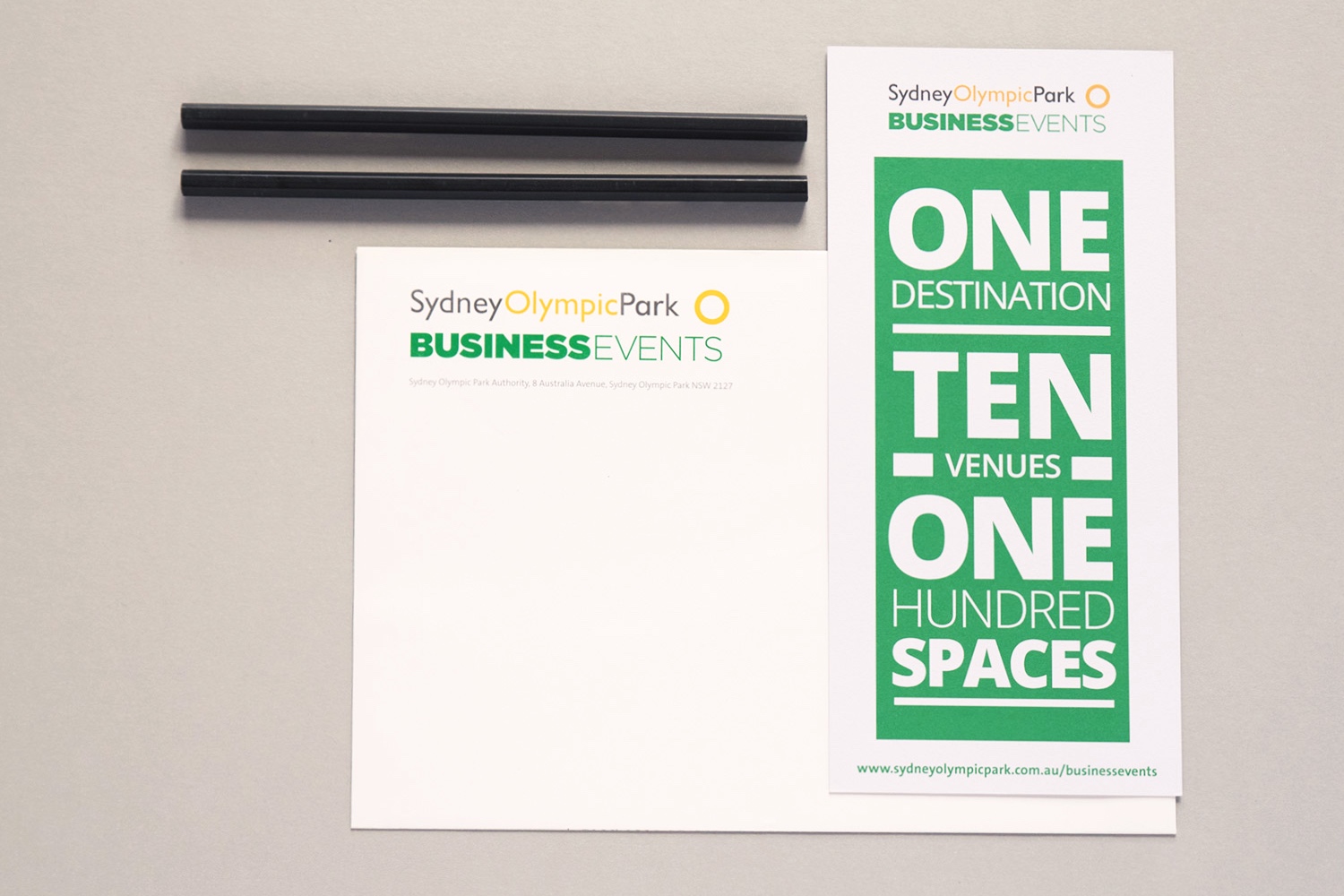 Corporate stationary – Business Events