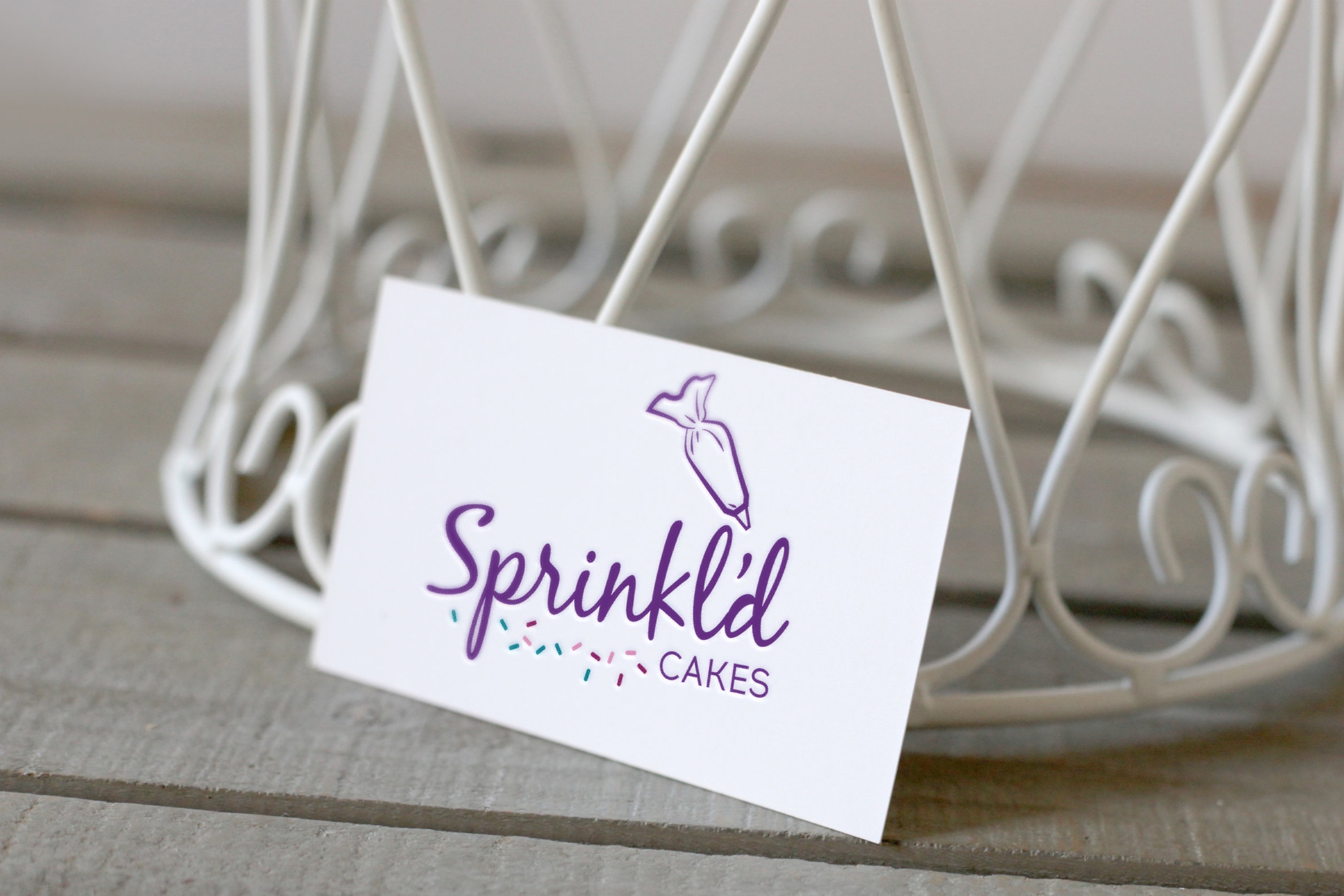 Logo design – Sprinkl'd Cakes