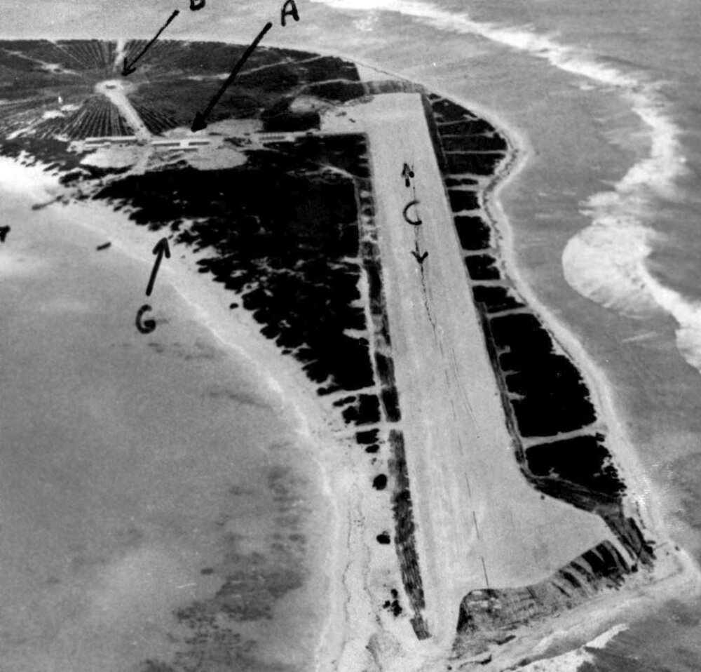 Aerial reconnaissance of an airfield