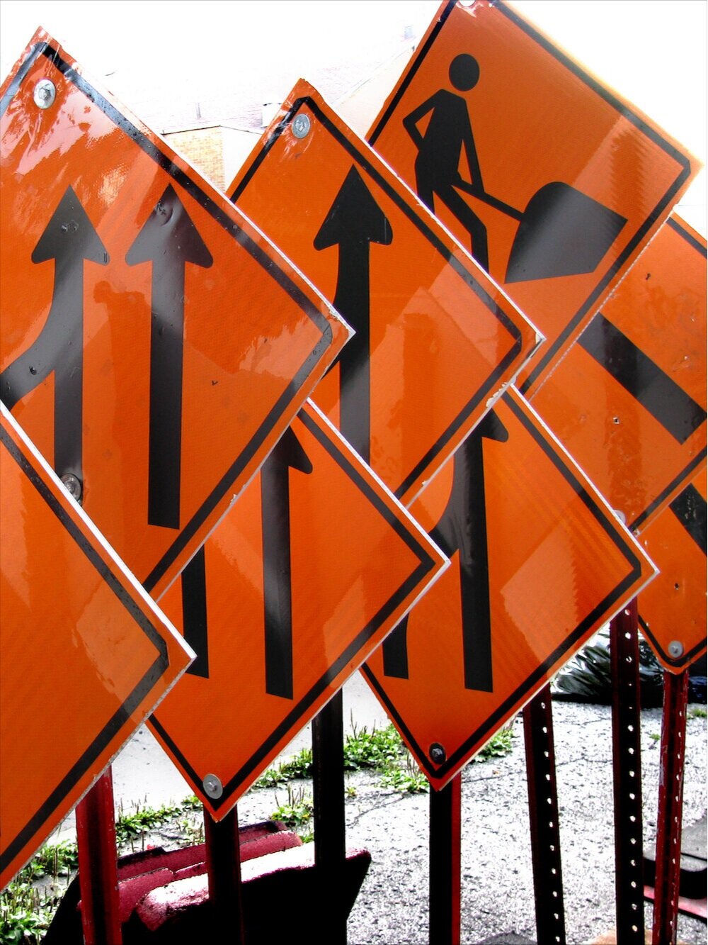 "Construction Signs"  by  jphilipg  is licensed under  CC BY 2.0