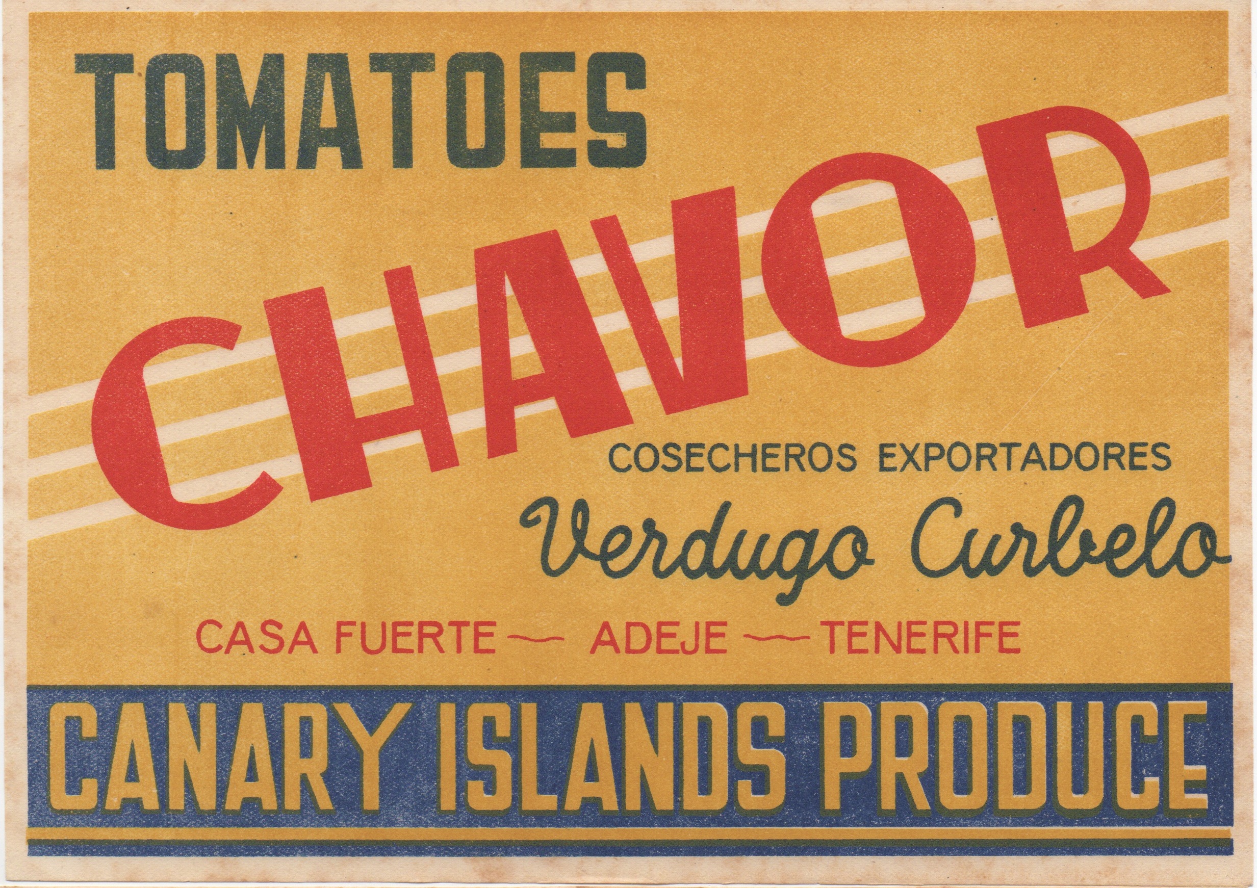 Etiqueta de los empaquetados de tomates ©CAFU