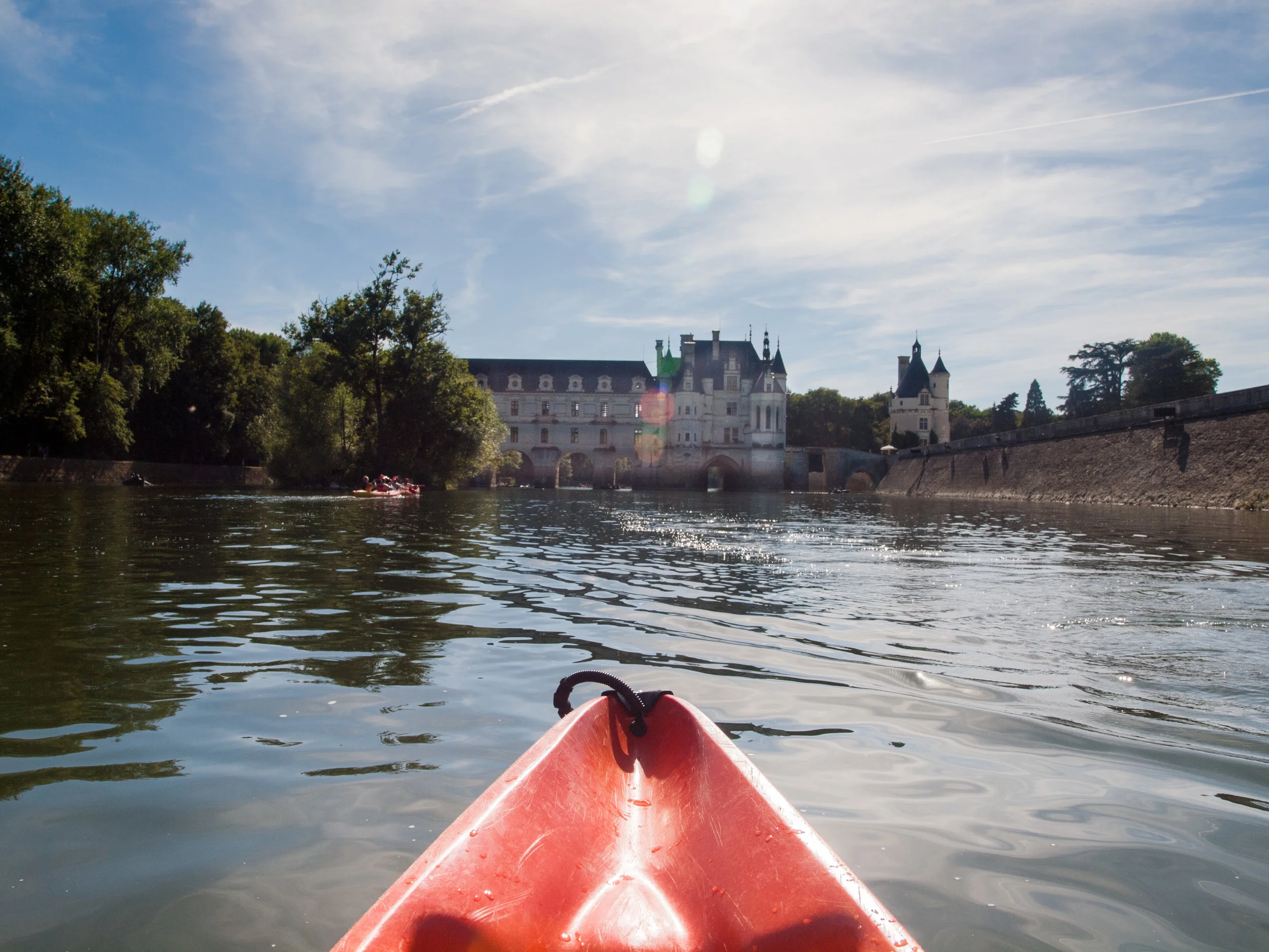 Kayaking on the Loire river, France