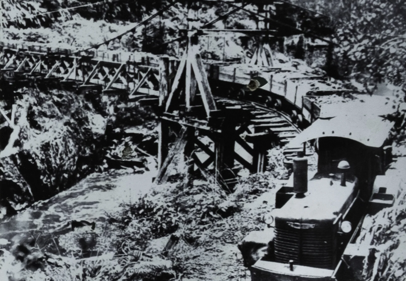 Pont suspendu de 1918.