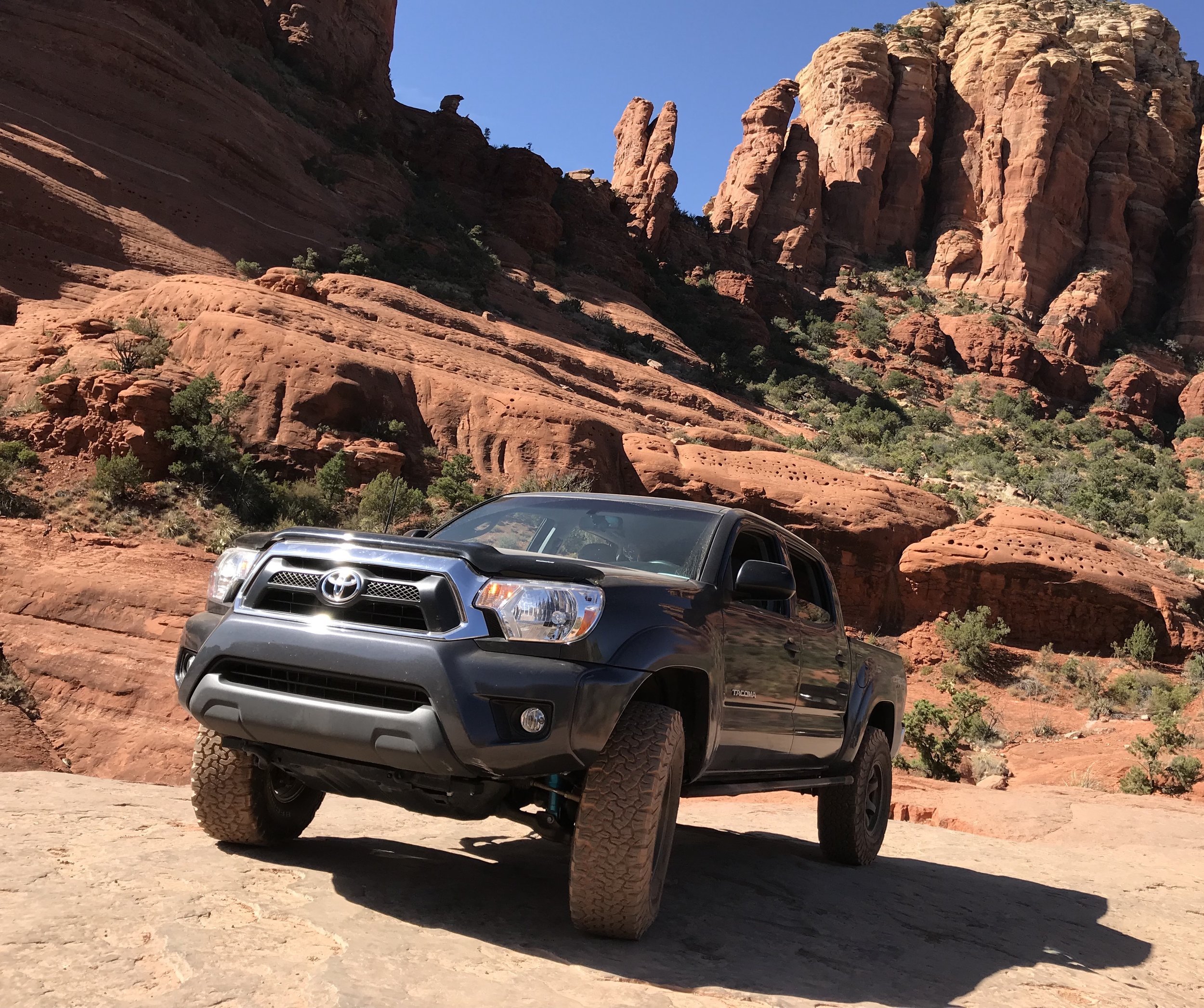 THE TACO ROLLING OVER THE RED ROCKS IN GOREGEOS SEDONA, ARIZONA