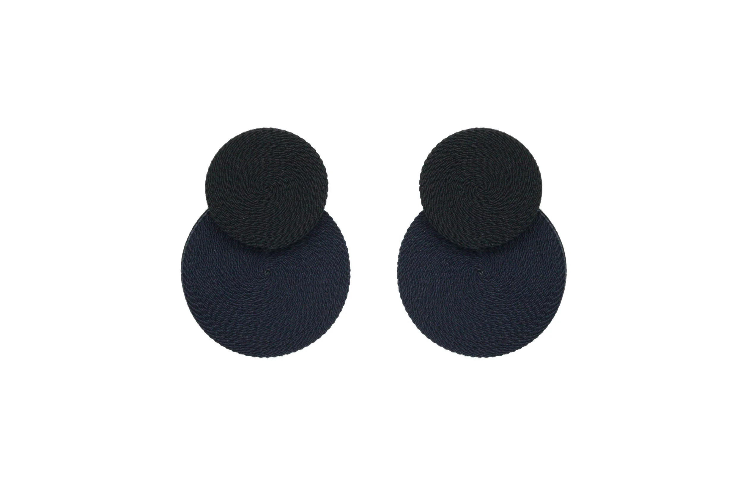 Grosgrain Fabric Earrings