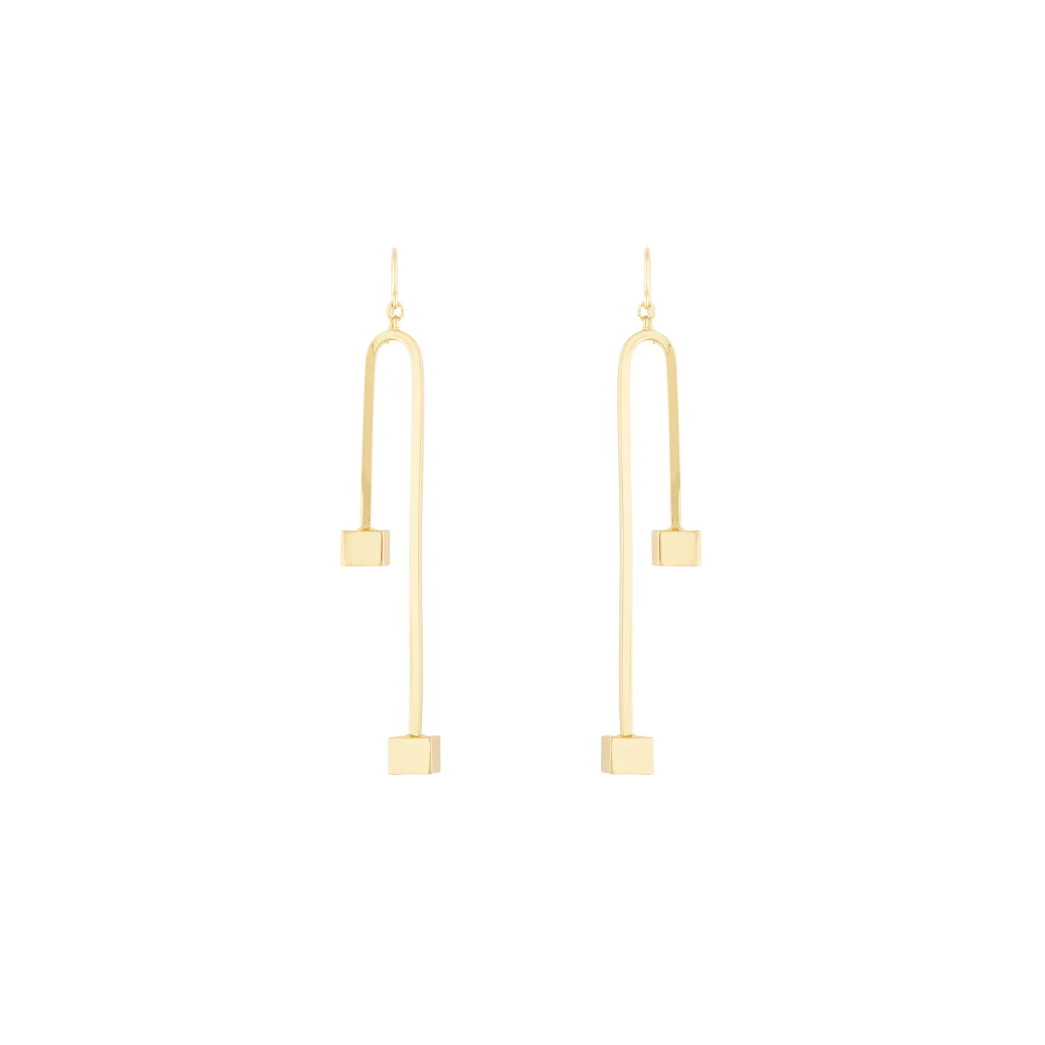 Arch-Cube Earrings