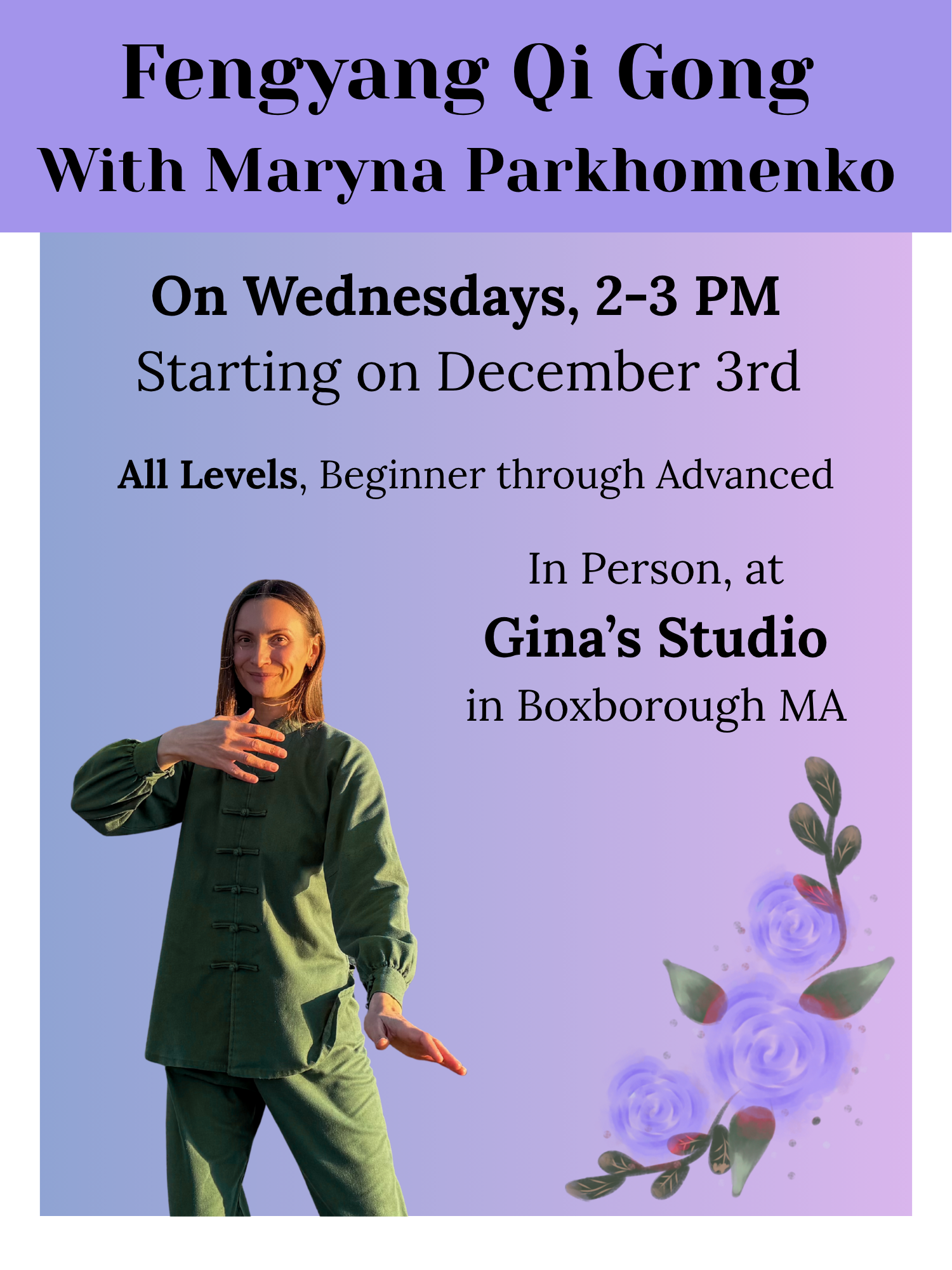 Fengyang Qi Gong with Maryna Parkhomenko