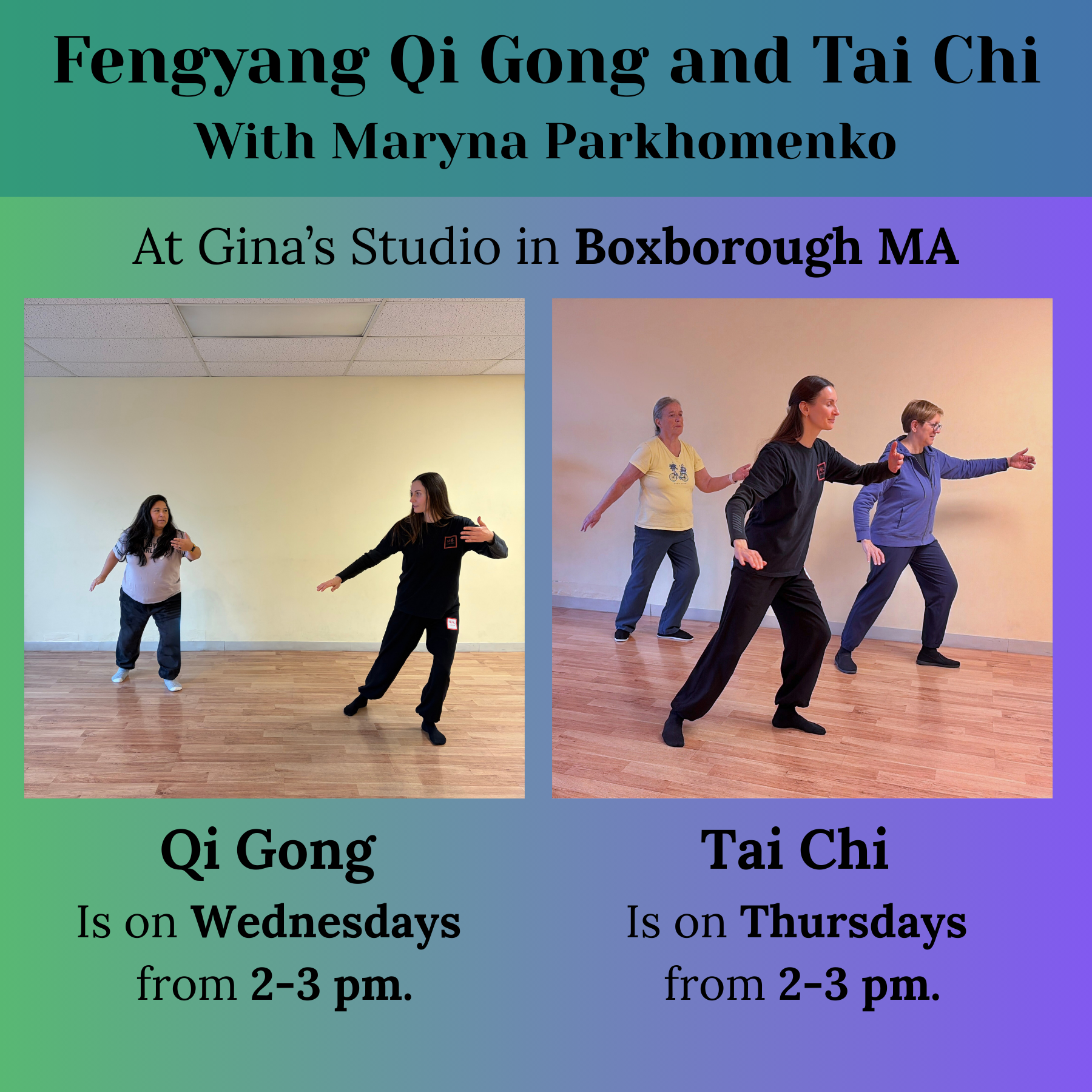 Fengyang Tai Chi with Maryna Parkhomenko