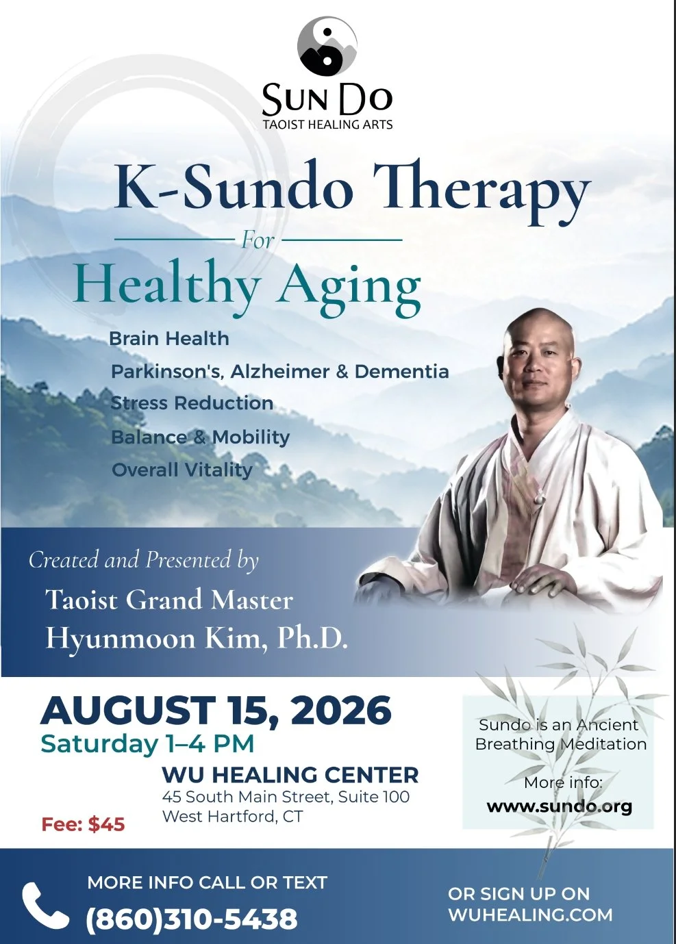 Master Kim workshop on August 15, 2026