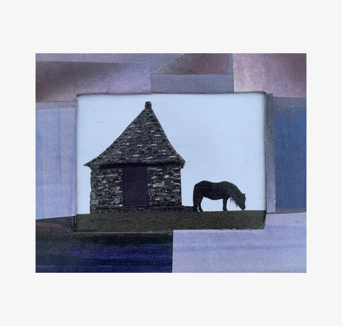 Dartmoor Pony at the pimple original artwork (Sold)