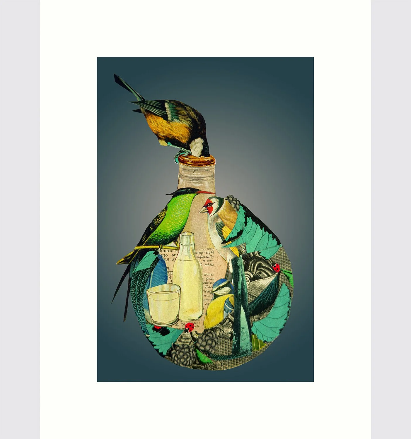 Gold Top limited edition bamboo print