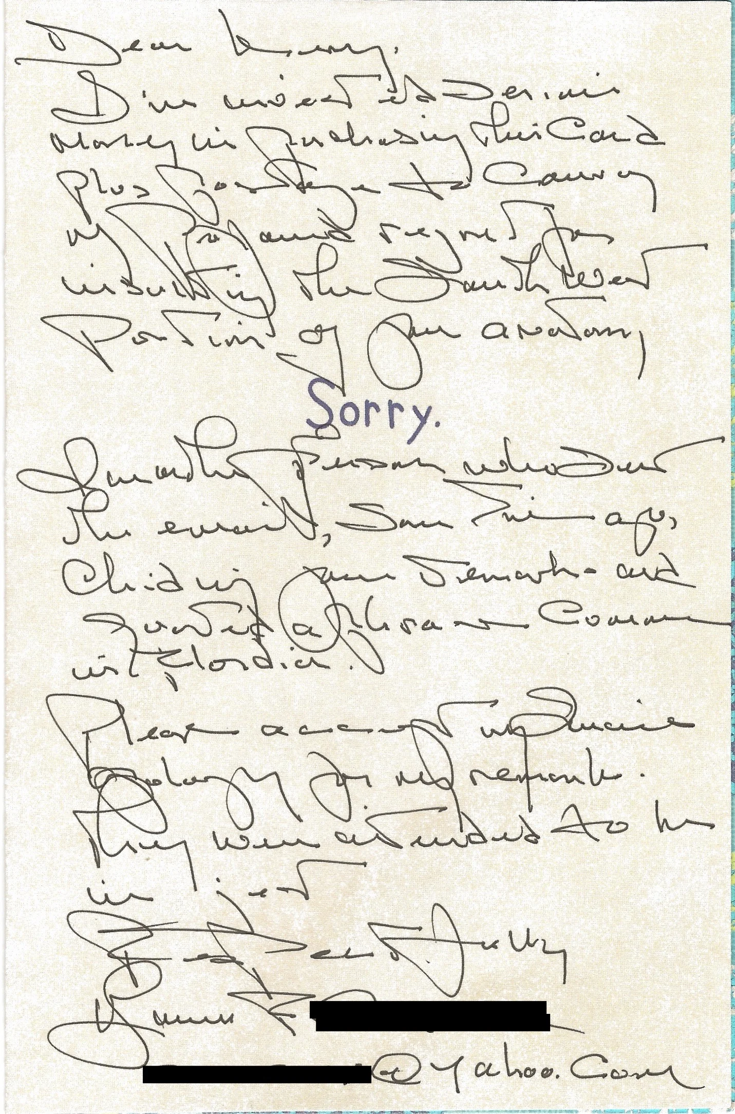 My First Apology