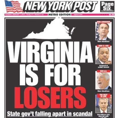 We’re in a spot of bother right now in Virginia. Still wouldn’t want to live in New York.