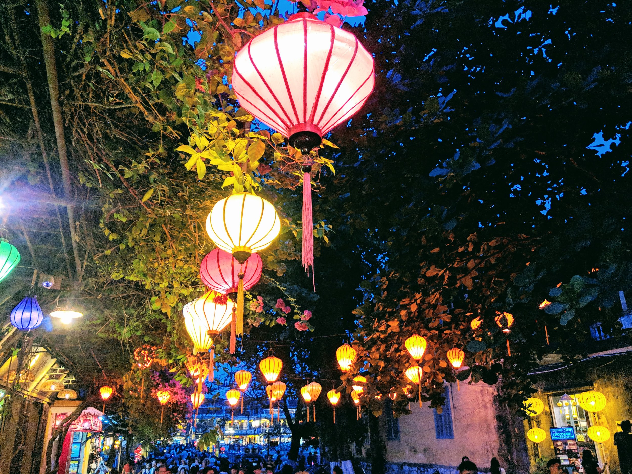  Hoi An is famous for its lanterns. 