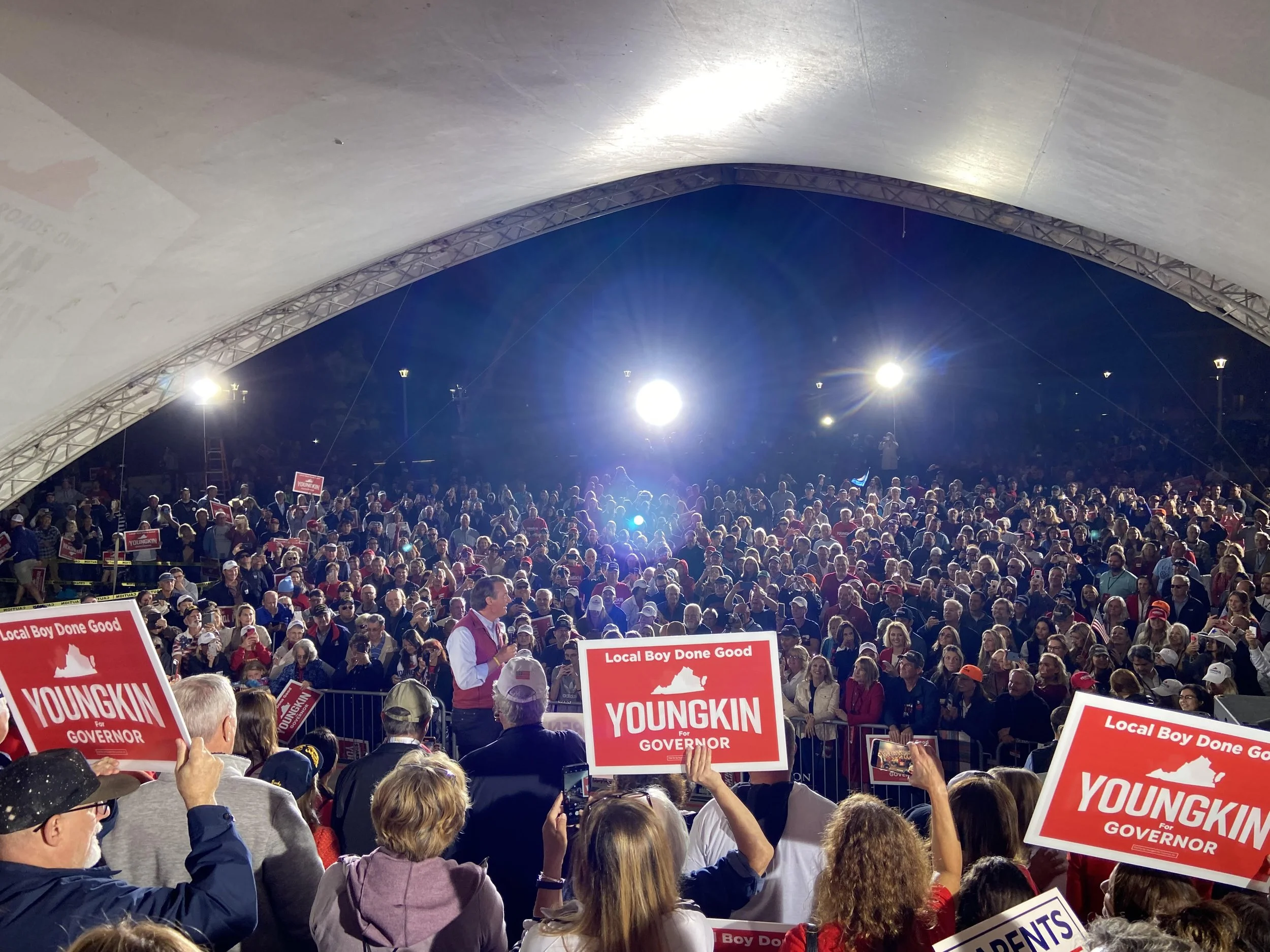 Glenn Youngkin Draws Thousands To Election Eve Rally In Virginia Beach