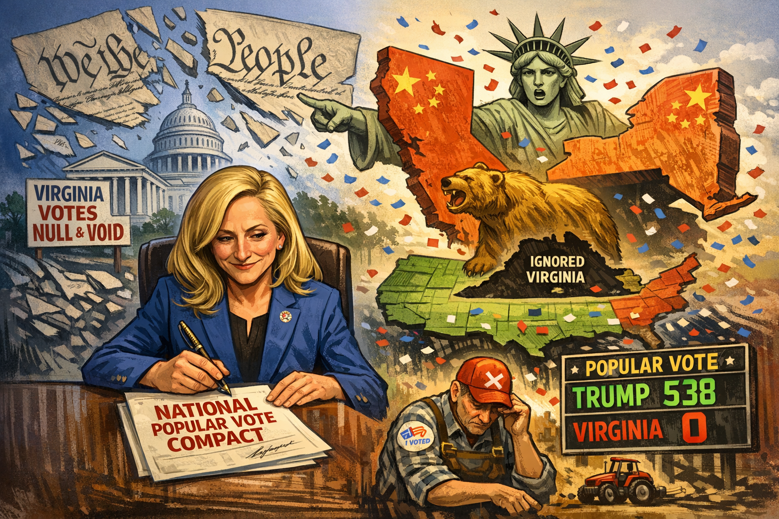 Abigail Spanberger Brings America One Step Closer To Mob Rule